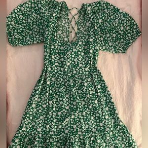 ASOS Green Floral Sundress